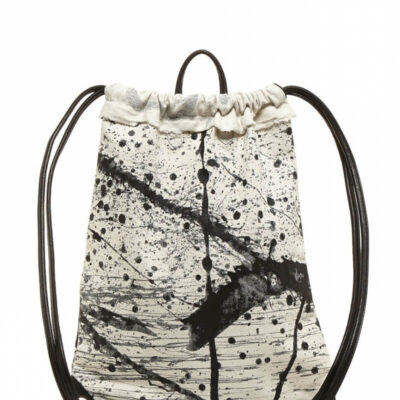 Arno Backpack Splattered Denim